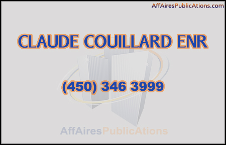 CLAUDE COUILLARD ENR