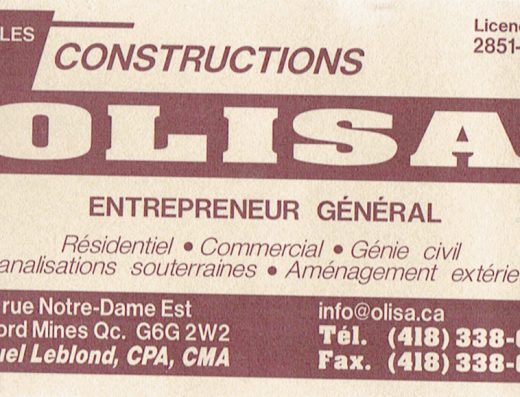 CONSTRUCTIONS OLISA