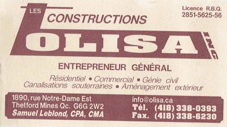 CONSTRUCTIONS OLISA