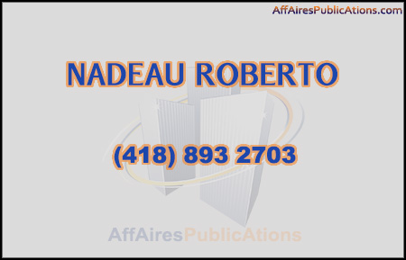 NADEAU ROBERTO