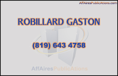 ROBILLARD GASTON