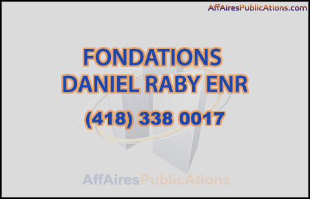 FONDATIONS DANIEL RABY ENR