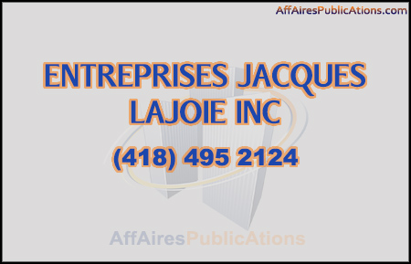 ENTREPRISES JACQUES LAJOIE INC