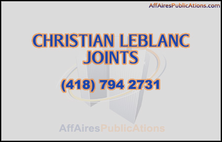 CHRISTIAN LEBLANC JOINTS