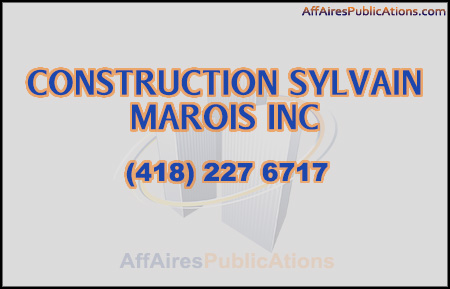 CONSTRUCTION SYLVAIN MAROIS