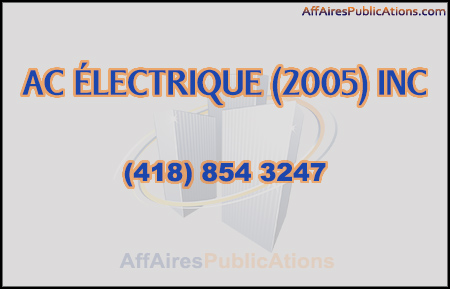 AC ÉLECTRIQUE (2005) INC