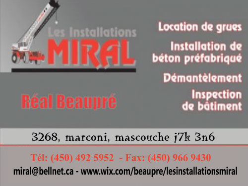 INSTALLATIONS MIRAL INC