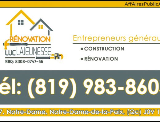 RÉNOVATION LUC LAJEUNESSE