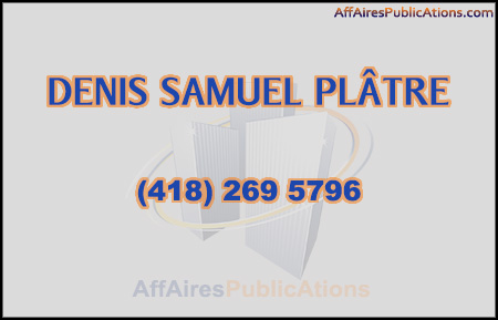 DENIS SAMUEL PLÂTRE