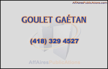 GOULET GAÉTAN