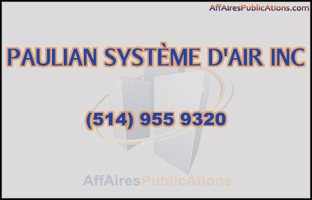 PAULIAN SYSTÈME D&rsquo;AIR INC