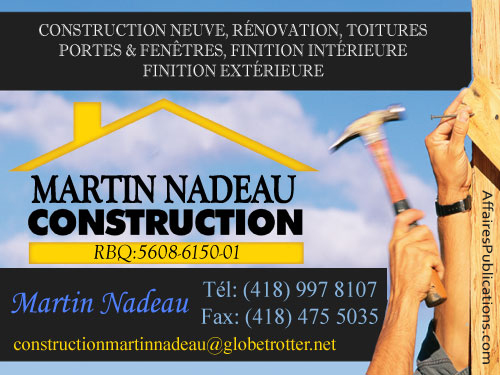 CONSTRUCTION MARTIN NADEAU