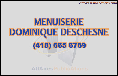 MENUISERIE DOMINIQUE DESCHESNE ENR