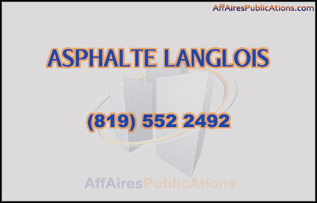 ASPHALTE LANGLOIS