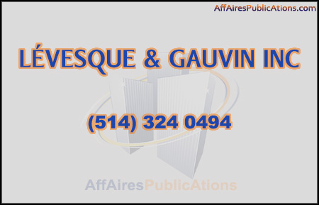 LÉVESQUE & GAUVIN INC