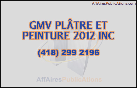 GMV PLÂTRE ET PEINTURE 2012 INC