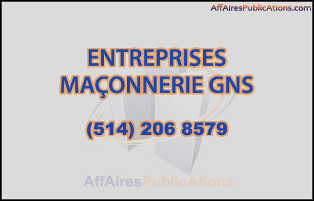 ENTREPRISES MAÇONNERIE GNS