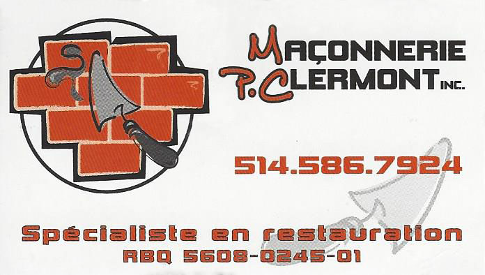 MAÇONNERIE P CLERMONT INC