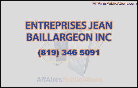 ENTREPRISES JEAN BAILLARGEON