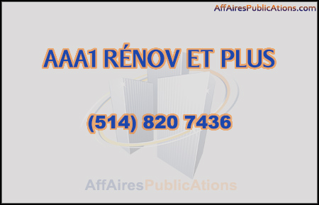 AAA1 RÉNOV ET PLUS