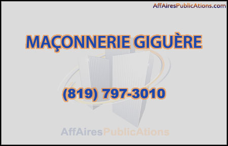 MAÇONNERIE GIGUÈRE