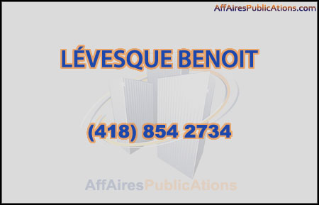 LÉVESQUE BENOIT