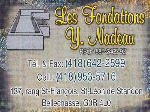FONDATIONS Y NADEAU INC