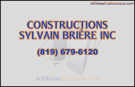 CONSTRUCTIONS SYLVAIN BRIÈRE