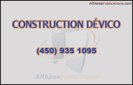 CONSTRUCTION DÉVICO