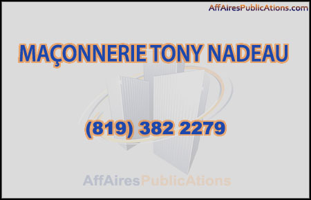 MAÇONNERIE TONY NADEAU