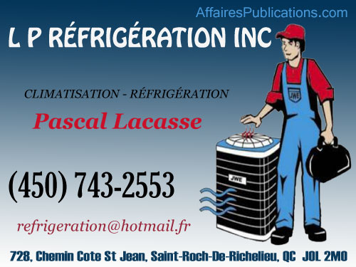 L P RÉFRIGÉRATION INC
