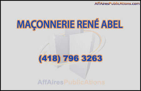 MAÇONNERIE RENÉ ABEL