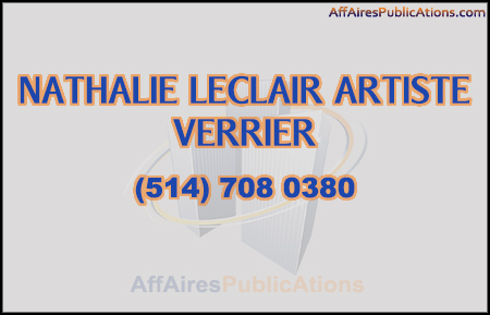 NATHALIE LECLAIR ARTISTE VERRIER