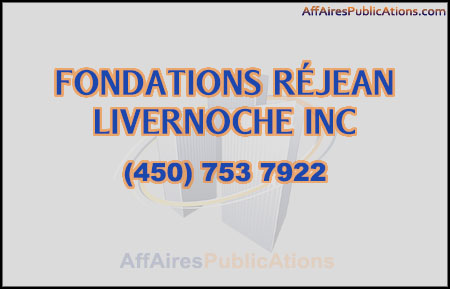 FONDATIONS RÉJEAN LIVERNOCHE