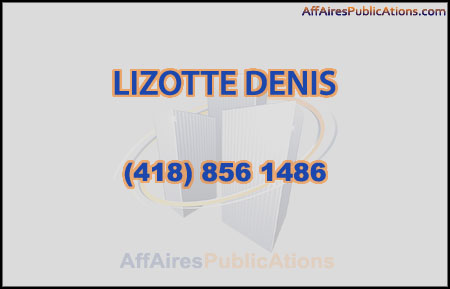 LIZOTTE DENIS