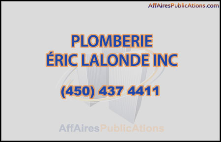 PLOMBERIE ÉRIC LALONDE INC