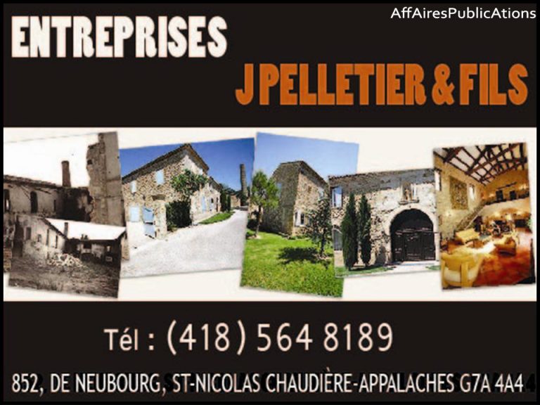 ENTREPRISES J PELLETIER & FILS