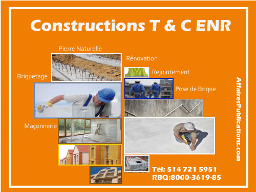 CONSTRUCTIONS T & C ENR