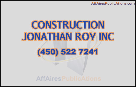 CONSTRUCTION JONATHAN ROY