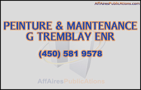 PEINTURE & MAINTENANCE G TREMBLAY ENR