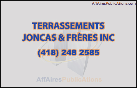 TERRASSEMENTS JONCAS & FRÈRES