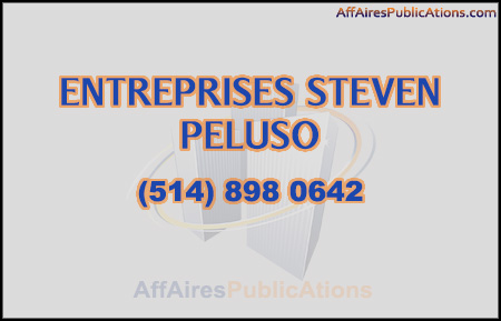 ENTREPRISES STEVEN PELUSO