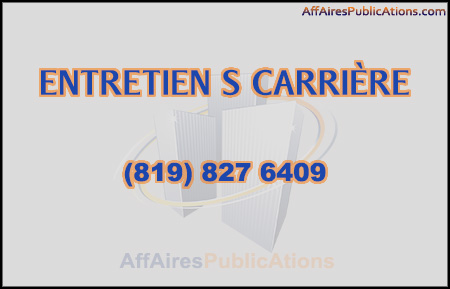 ENTRETIEN S CARRIÈRE