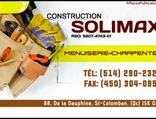 CONSTRUCTION SOLIMAX INC