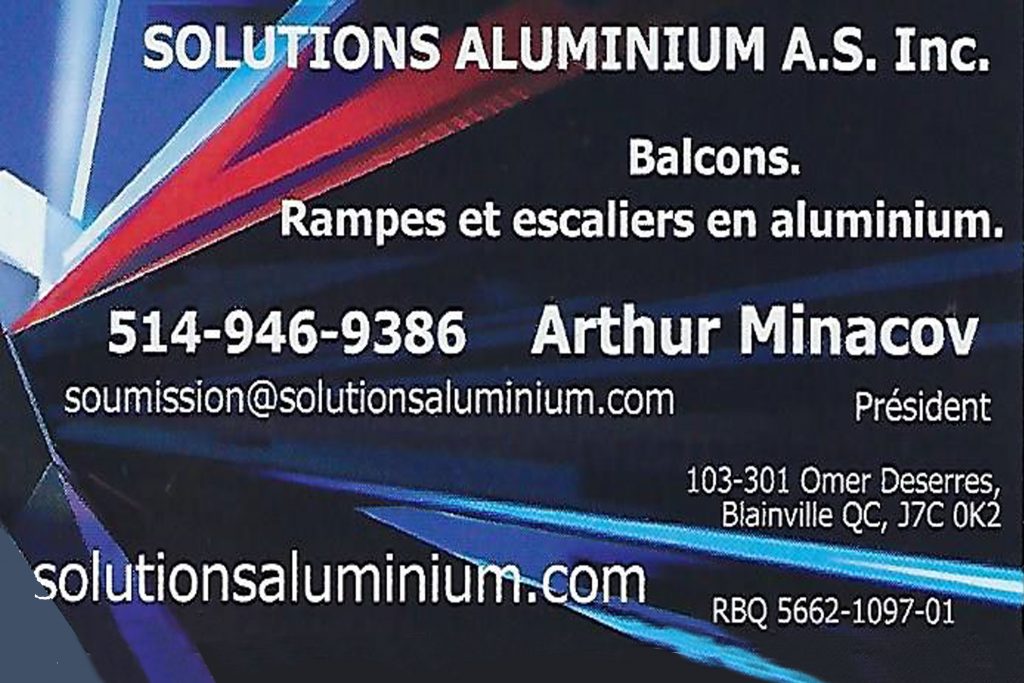 SOLUTIONS ALUMINIUM A S INC