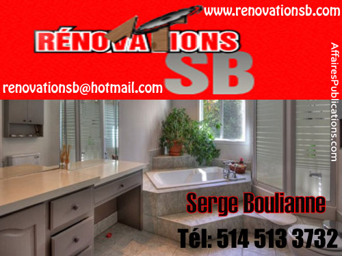 RÉNOVATIONS SERGE BOULIANNE