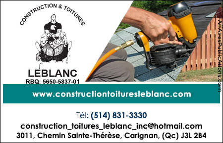 CONSTRUCTION & TOITURES LEBLANC