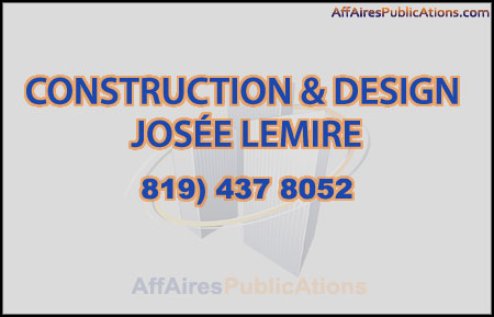 CONSTRUCTION & DESIGN JOSÉE LEMIRE