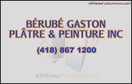 BÉRUBÉ GASTON PLÂTRE & PEINTURE INC