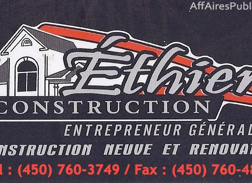 CONSTRUCTION ÉTHIER